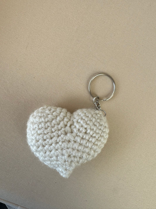 Stuffed Heart Keychain