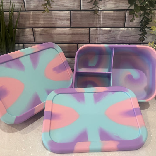 Bento Box - Pink, Teal and Lavender